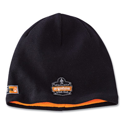 N-Ferno 6820 Fr Cotton Fleece Knit Hat, One Size Fits Most, Black