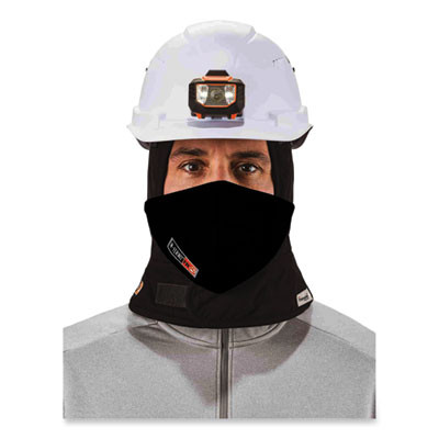 N-Ferno 6872 2-Layer Fr Mouthpiece, Modacrylic Cotton, One Size Fits Most, Black