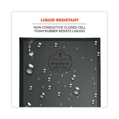 Proflex 391 Xl Foam Kneeling Pad, 0.5", X-Large, Black