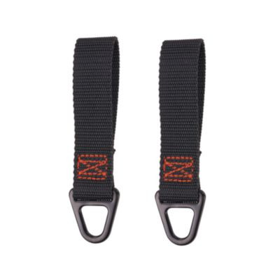 Squids 3171 Anchor Strap Belt Loop Attachment For Tool Tethering, 5 Lb Max Working Capacity, 5" Long, Black, 2/Pack