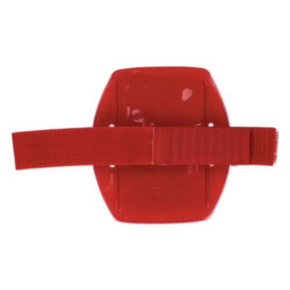 Squids 3386 Arm Band Id/Badge Holder, Vertical, Red, 3.75 x 4.25 Holder, 2.5 x 4 Insert, 10/Pack