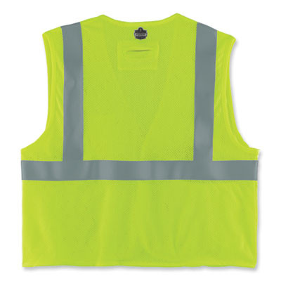 Glowear 8263Frhl Class 2 Fr Safety Economy Hook And Loop Vest, Modacrylic Mesh/Cotton, 2X-Large/3X-Large, Lime
