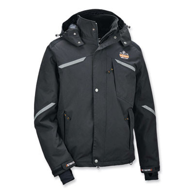 N-Ferno 6466 Thermal Jacket With 500D Nylon Shell, 2X-Large, Black