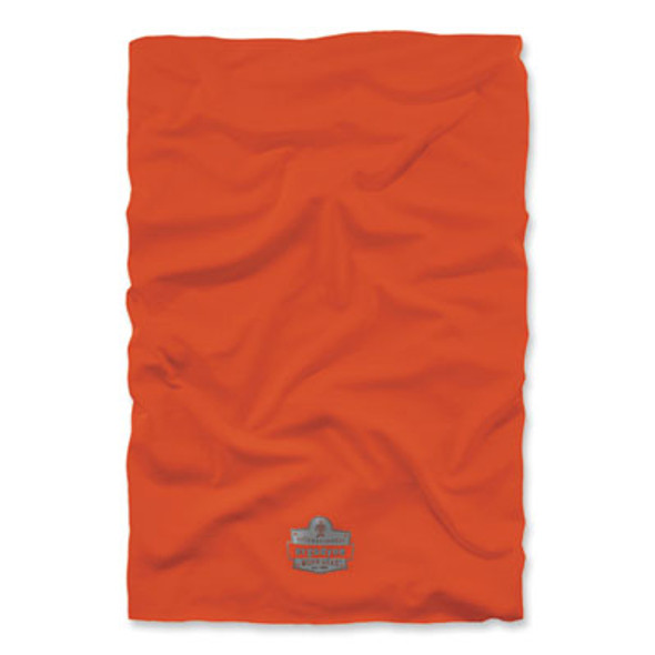 Chill-Its 6487 Cooling Performance Knit Multi-Band, Polyester/Spandex, One Size Fits Most, Hi-Vis Orange