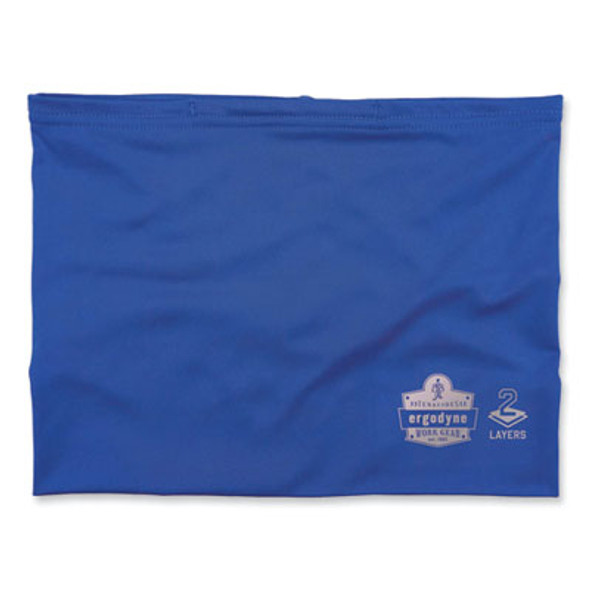 Chill-Its 6489 2-Layer Cooling Performance Knit Multi-Band, Polyester/Spandex, 2X-Large/3X-Large, Blue