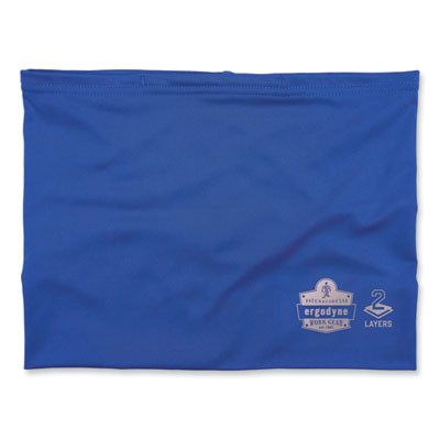 Chill-Its 6489 2-Layer Cooling Performance Knit Multi-Band, Polyester/Spandex, 2X-Large/3X-Large, Blue
