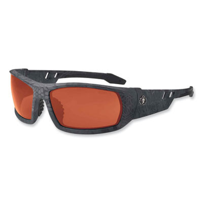 Skullerz Odin Safety Glasses, Kryptek Typhon Full Frame, Polarized Copper Dual Lens
