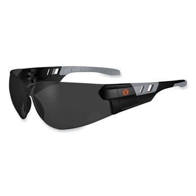 Skullerz Saga Frameless Safety Glasses, Frameless, Smoke Single Lens