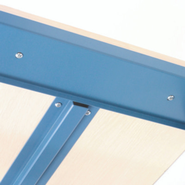 Industrial Workbench Bench-In-a-Box, 3,000 Lbs, 60 x 30 x 29.75 To 36.75, Blue