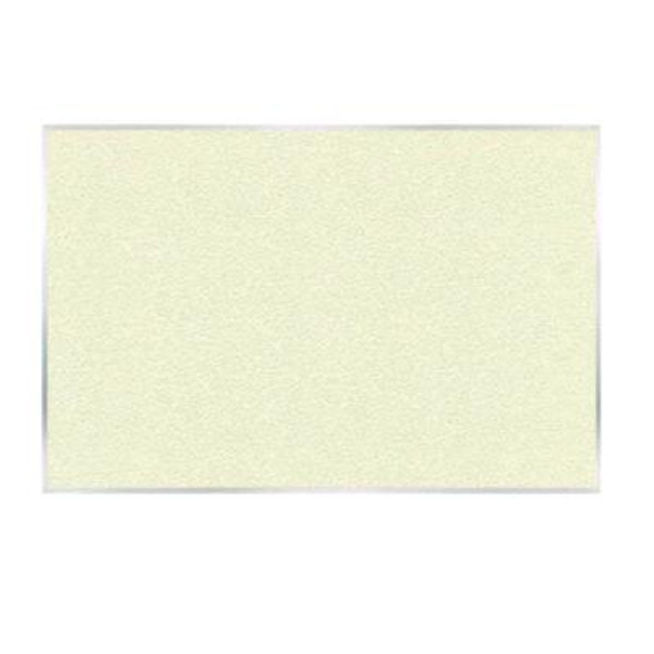 Vinyl Bulletin Board With Aluminum Frame, 87.91" x 48.5", Ivory Surface, Satin Aluminum Frame