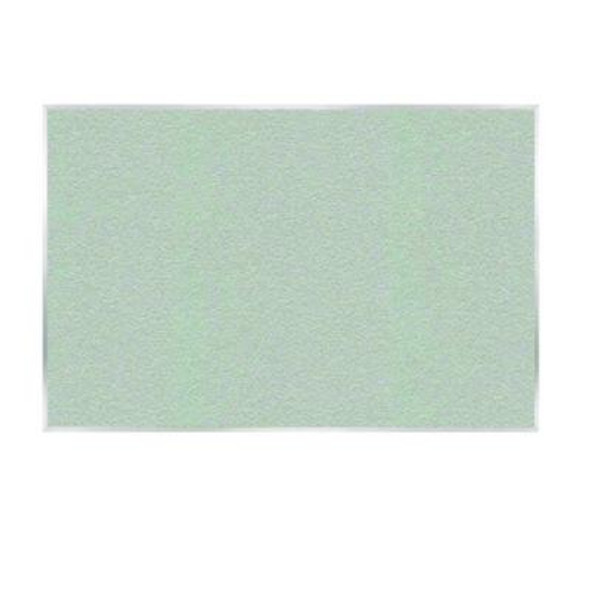 Vinyl Bulletin Board With Aluminum Frame, 87.91" x 48.5", Silver Surface, Satin Aluminum Frame