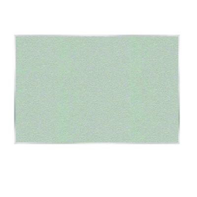 Vinyl Bulletin Board With Aluminum Frame, 87.91" x 48.5", Silver Surface, Satin Aluminum Frame