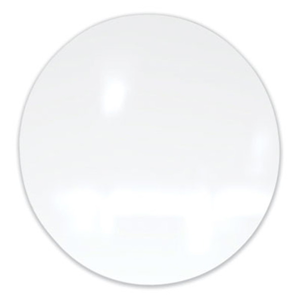 Coda Low Profile Circular Magnetic Glassboard, 36" x 36", White Surface