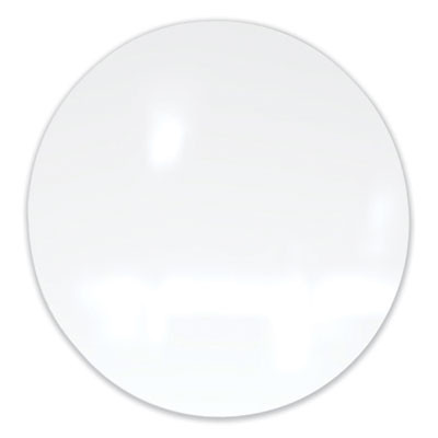 Coda Low Profile Circular Magnetic Glassboard, 36" x 36", White Surface