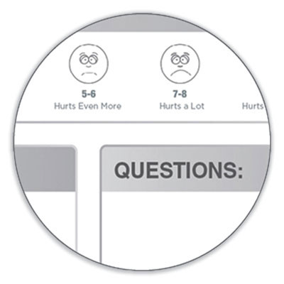 Patient Room Magnetic Whiteboard, Hospital Patient Chart, 24" x 36", White/Gray Surface, Satin Aluminum Frame