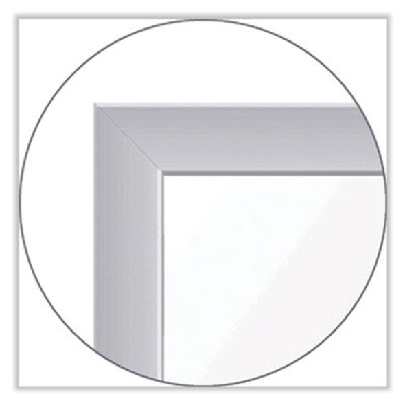 Time Out Magnetic Whiteboard, Patient/Staff Time Management Chart, 36" x 24", White/Gray Surface, Satin Aluminum Frame