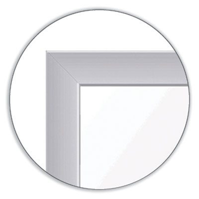 Or Schedule Magnetic Whiteboard, Operating Room Scheduling Chart, 72.5" x 48.5", White/Gray Surface, Satin Aluminum Frame