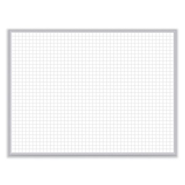 Non-Magnetic Whiteboard With Aluminum Frame, 24" x 17.81", White Surface, Satin Aluminum Frame