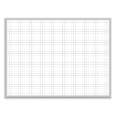 Non-Magnetic Whiteboard With Aluminum Frame, 24" x 17.81", White Surface, Satin Aluminum Frame