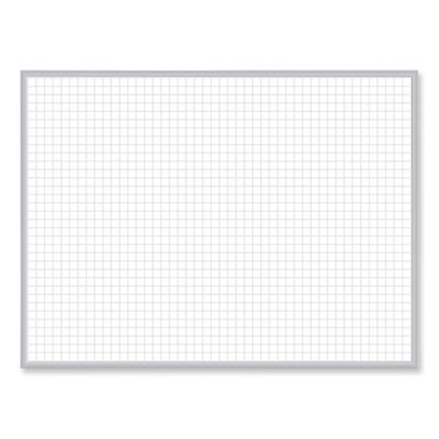 Non-Magnetic Whiteboard With Aluminum Frame, 36" x 23.81", White Surface, Satin Aluminum Frame