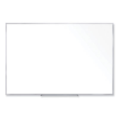 Non-Magnetic Whiteboard With Aluminum Frame, 60.63" x 48.47", White Surface, Satin Aluminum Frame