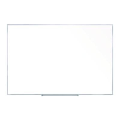 Non-Magnetic Whiteboard With Aluminum Frame, 87.91" x 48.5", White Surface, Satin Aluminum Frame