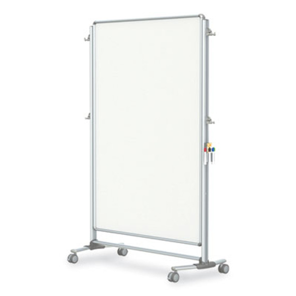 Nexus Partition Whiteboard, 36" x 48", White Surface, Satin Aluminum Frame