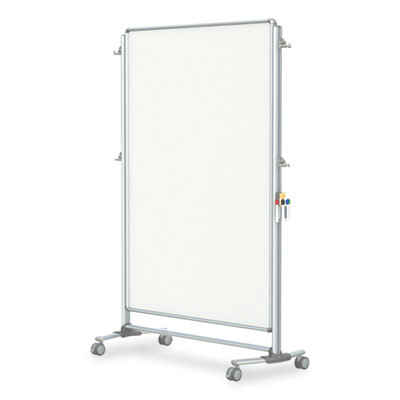 Nexus Partition Whiteboard, 36" x 48", White Surface, Satin Aluminum Frame