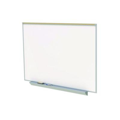 Proma Projection Magnetic Porcelain Whiteboard, 87.91" x 48.5", White Surface, Satin Aluminum Frame