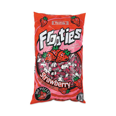Frooties, Strawberry, 38.8 Oz Bag, 360 Pieces/Bag
