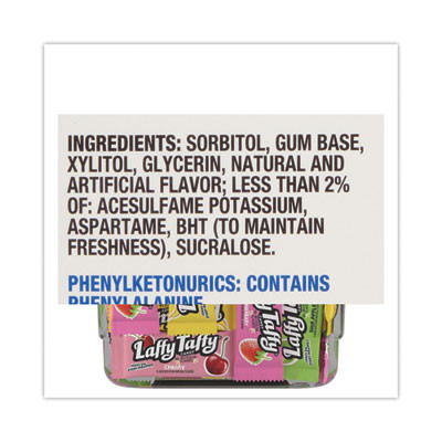 Laffy Taffy, Assorted Flavors, 3.08 Lb Tub, 145 Wrapped Pieces/Tub