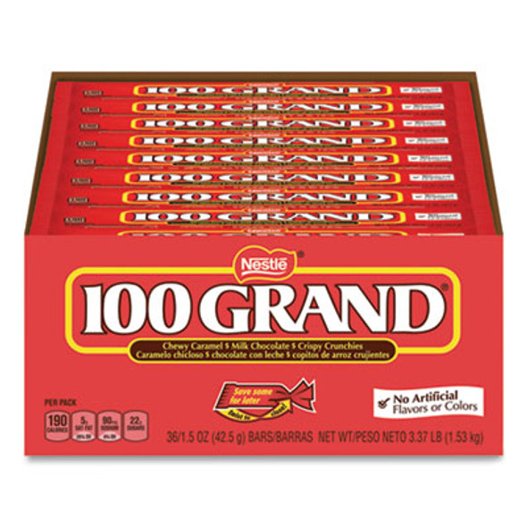 Chocolate Candy Bars, Full Size, 1.5 Oz, 36/Carton