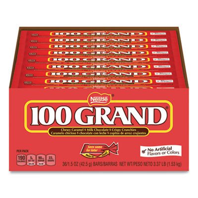 Chocolate Candy Bars, Full Size, 1.5 Oz, 36/Carton