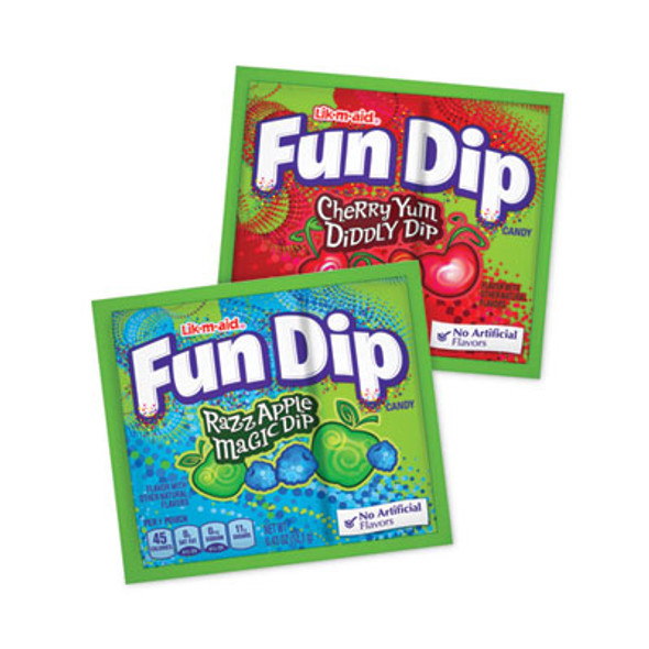 Candy, Assorted Flavors, 0.43 Oz Pouches, 48/Box