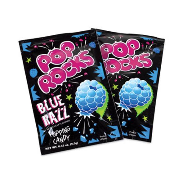 Sugar Candy, Blue Raspberry, 0.33 Oz Pouches, 24/Carton