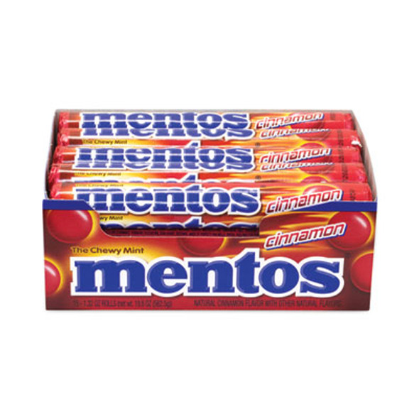 Cinnamon Singles Chewy Mints, 1.32 Oz, 15 Rolls/Carton
