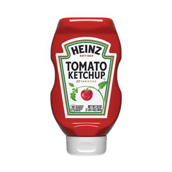 Tomato Ketchup Squeeze Bottle, 20 Oz Bottle, 3/Pack