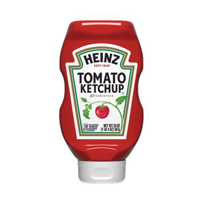 Tomato Ketchup Squeeze Bottle, 20 Oz Bottle, 3/Pack