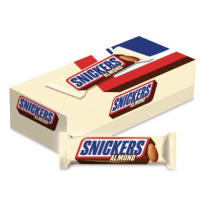 Almond Bar, 1.76 Oz Bar, 24 Bars/Box