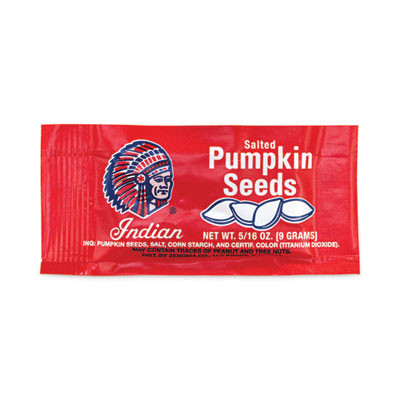 Salted Pumpkin Seeds, 0.31 Oz Pouches, 36 Pouches/Pack, 2 Packs/Carton