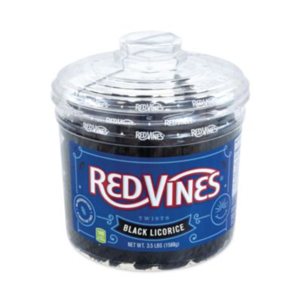 Black Licorice Twists, 3.5 Lb Jar