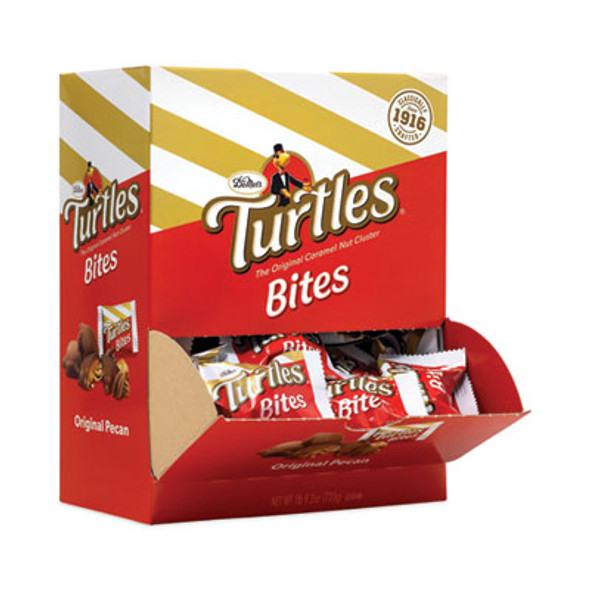 Turtles Original Bite Size Candy, 0.42 Oz, 60/Carton