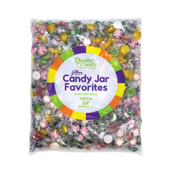 Candy Jar Favorites, Assorted Flavors, 5 Lb, 90 Pieces/Jar
