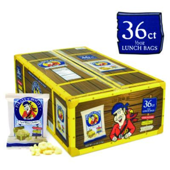 Puffs, Aged White Cheddar, 0.5 Oz Bag, 36/Box
