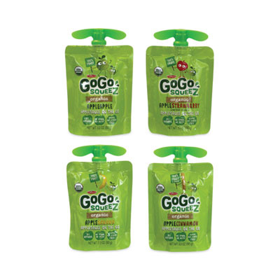 Fruit On The Go, Variety Applesauce, 3.2 Oz Pouch, 20/Carton