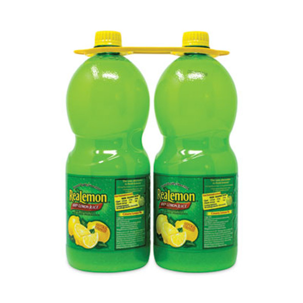 100% Lemon Juice From Concentrate, 48 Oz Bottle, 2/Carton