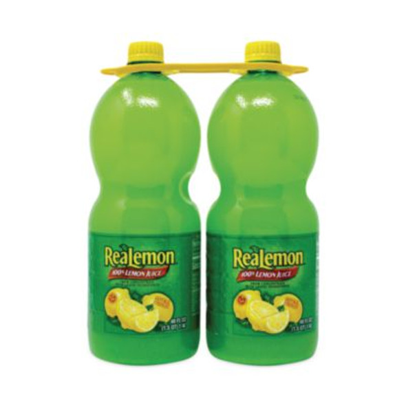 100% Lemon Juice From Concentrate, 48 Oz Bottle, 2/Carton