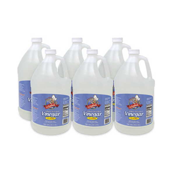 White Distilled Vinegar, 1 Gal Bottle, 6/Carton