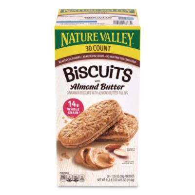 Biscuits, Cinnamon With Almond Butter, 1.35 Oz Pouch, 30/Carton