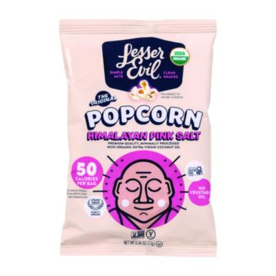Himalayan Pink Salt Organic Popcorn, Salt, 0.46 Oz Bag, 24/Carton